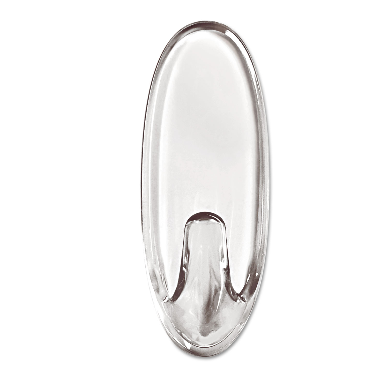 Command Medium Hooks Clear 2 Hooks & 4 Strips