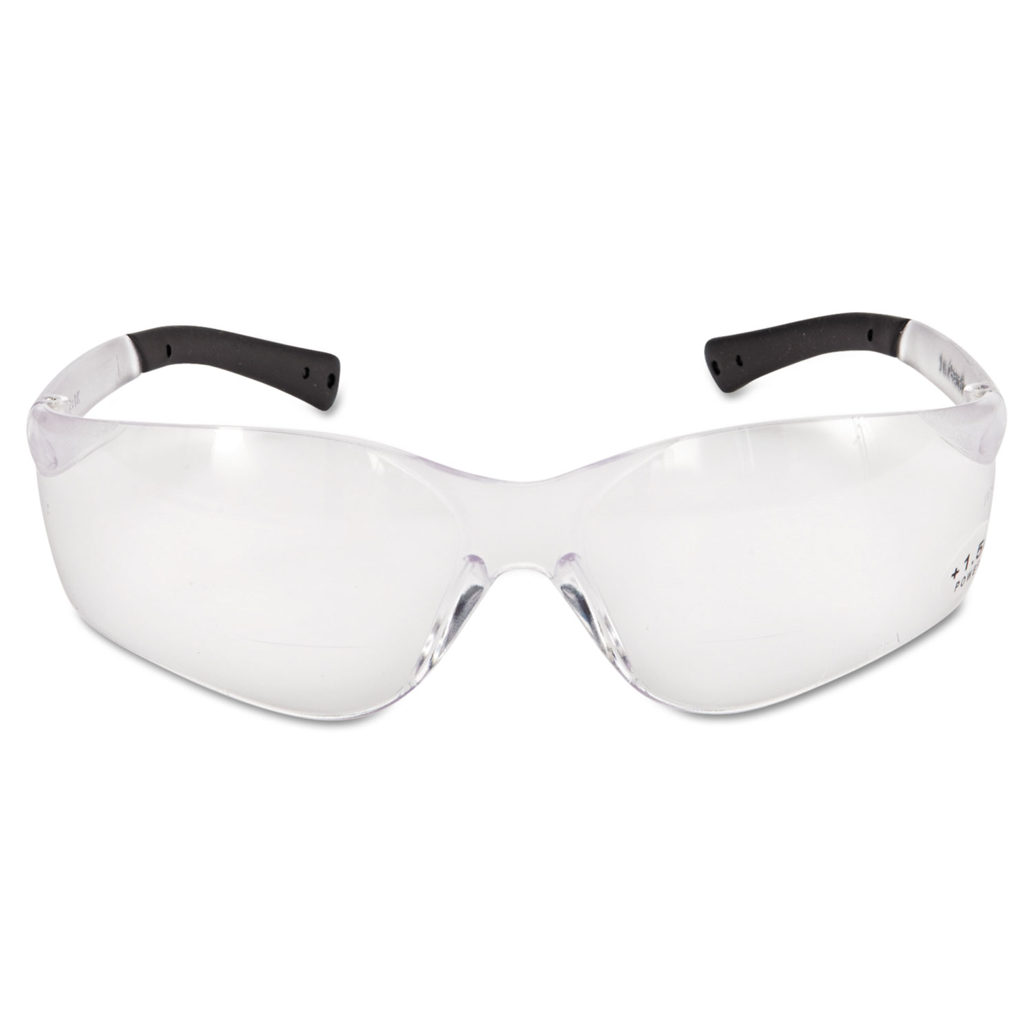 Crews® BearKat Magnifier Safety Glasses, Clear Frame, Clear Lens