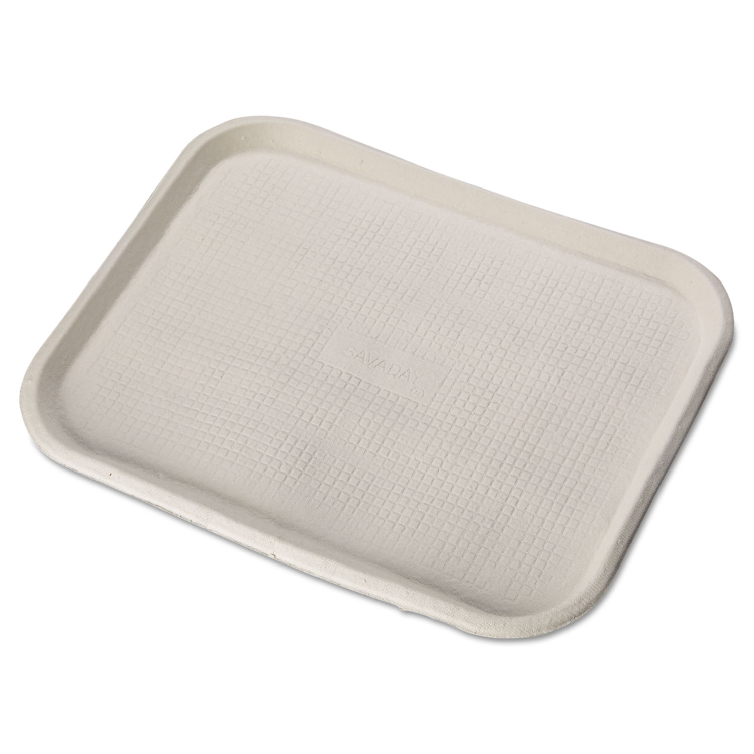 Chinet® Savaday Molded Fiber Food Trays, 14 x 18, White, Rectangular, 100/Carton