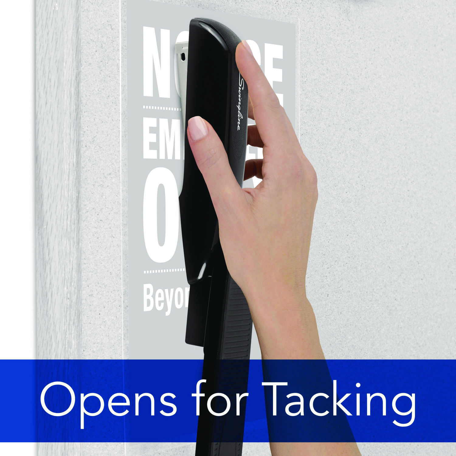 Swingline® Durable Full Strip Desk Stapler, 20-Sheet Capacity, Black