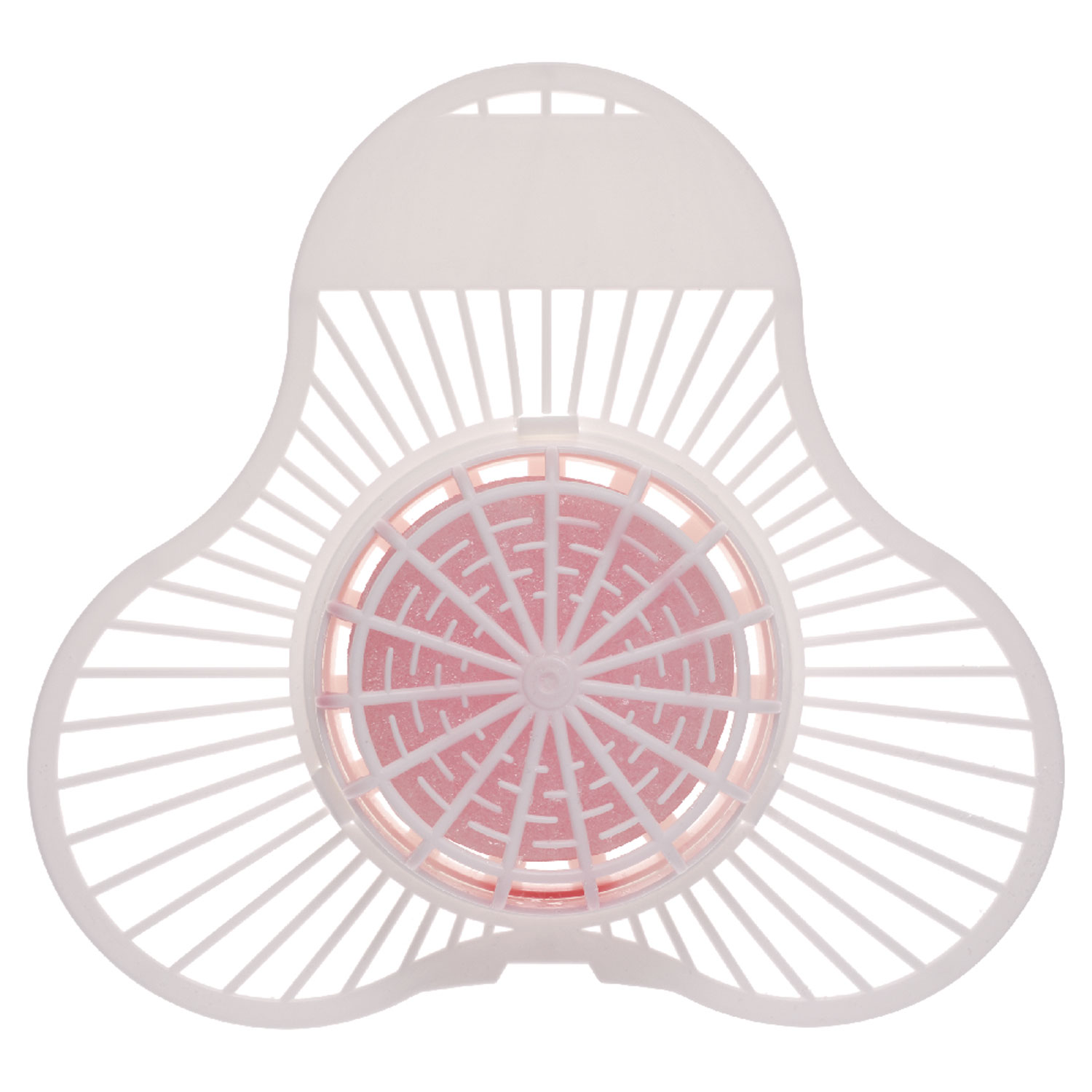 Fresh Products Para Urinal Screen w/Deodorizer Block, Cherry Fragrance, 12/Box