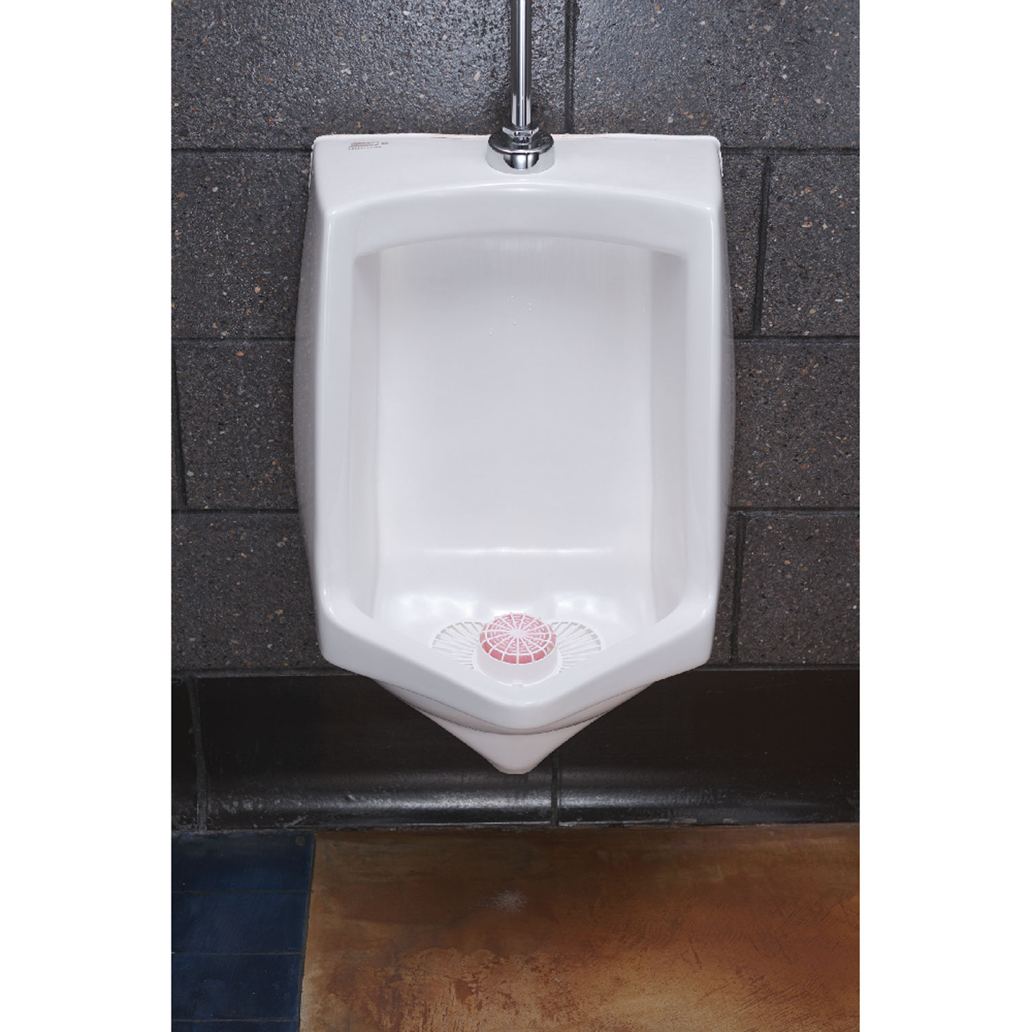 Fresh Products Para Urinal Screen w/Deodorizer Block, Cherry Fragrance, 12/Box