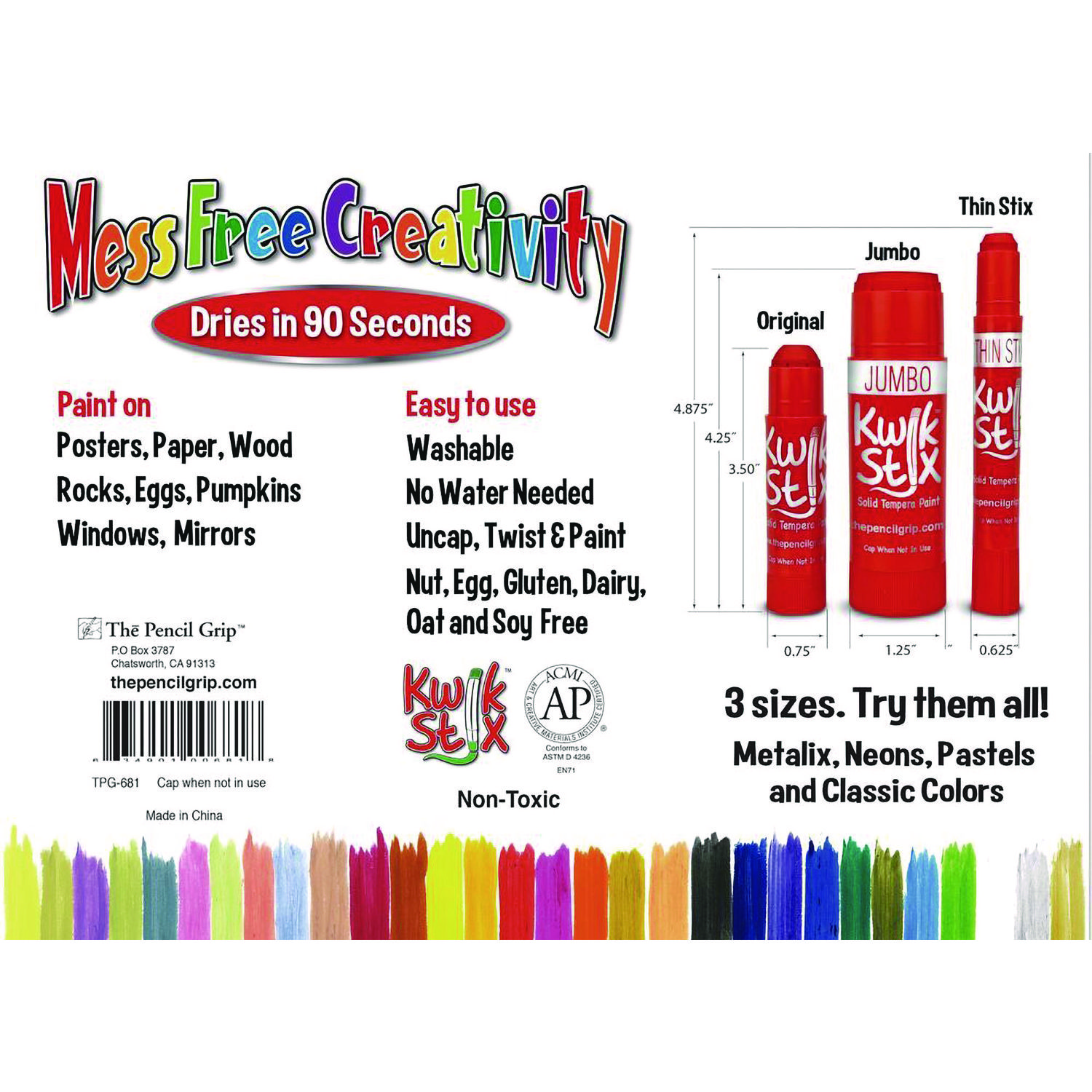 Kwik Stix Tempera Paint Art Set 30/Pkg