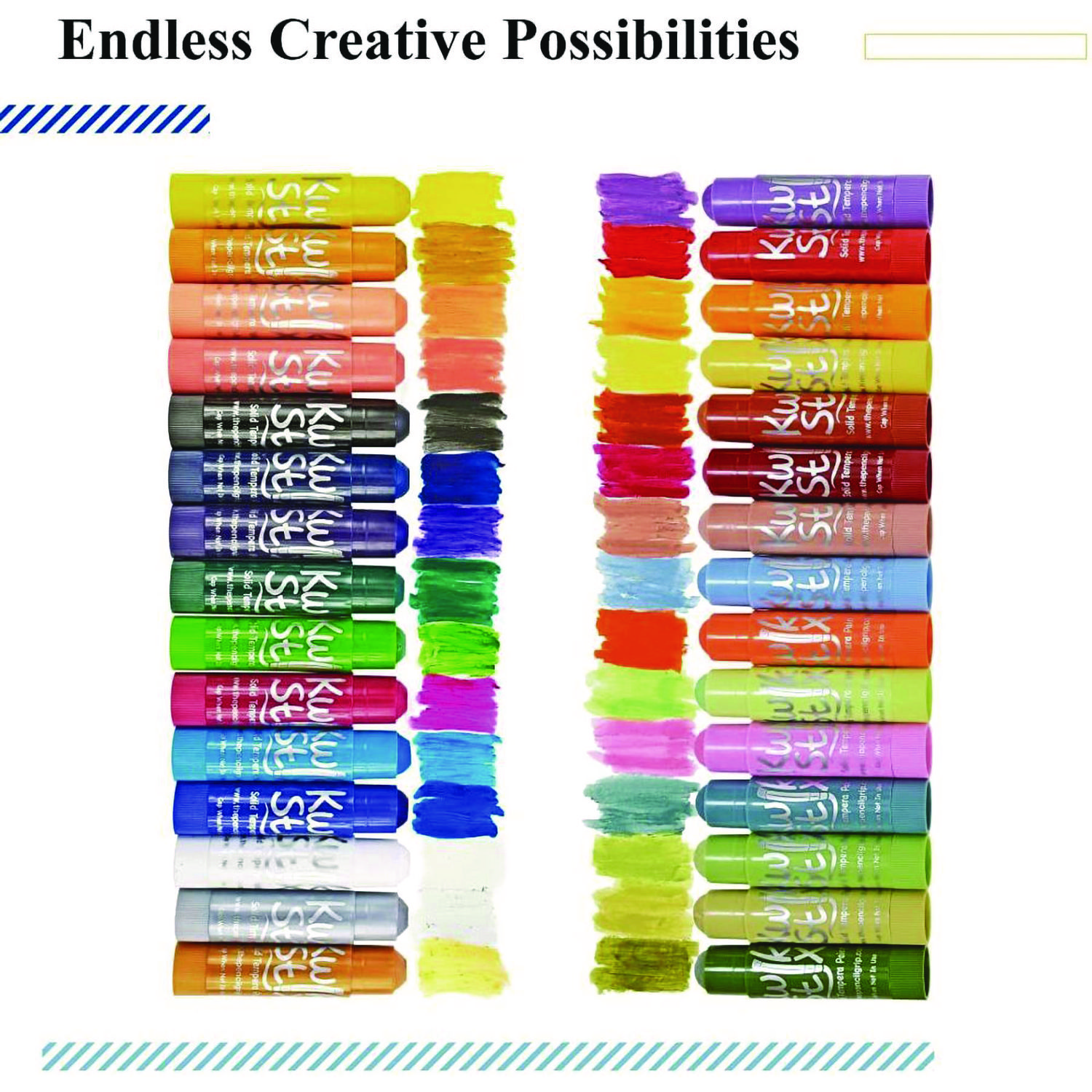 Kwik Stix Tempera Paint Art Set 30/Pkg
