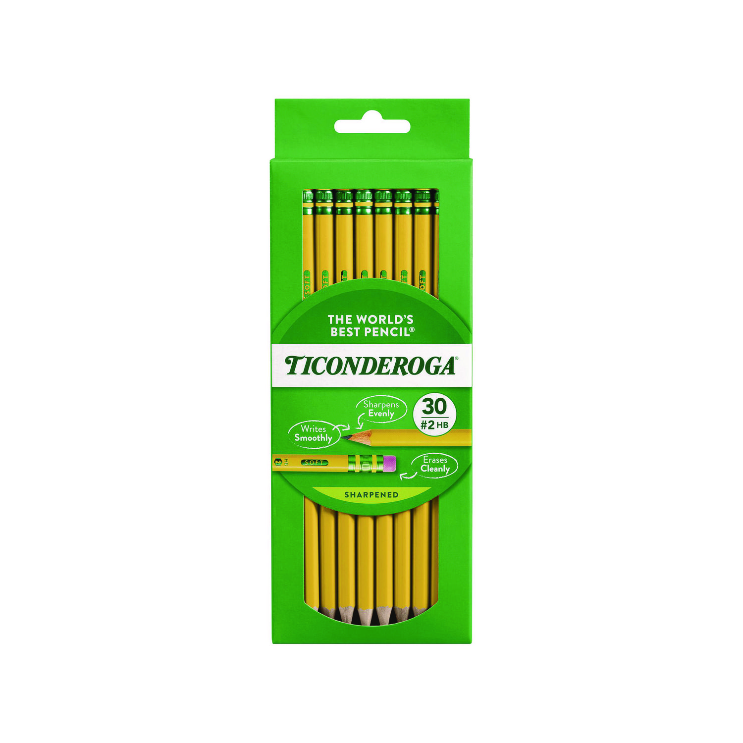 Ticonderoga #2 Pencils 30/Pkg Yellow