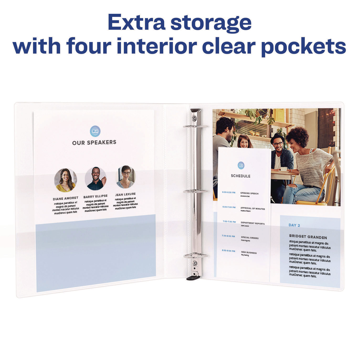 Avery® Heavy-Duty View Binder w/Locking 1-Touch EZD Rings, 1