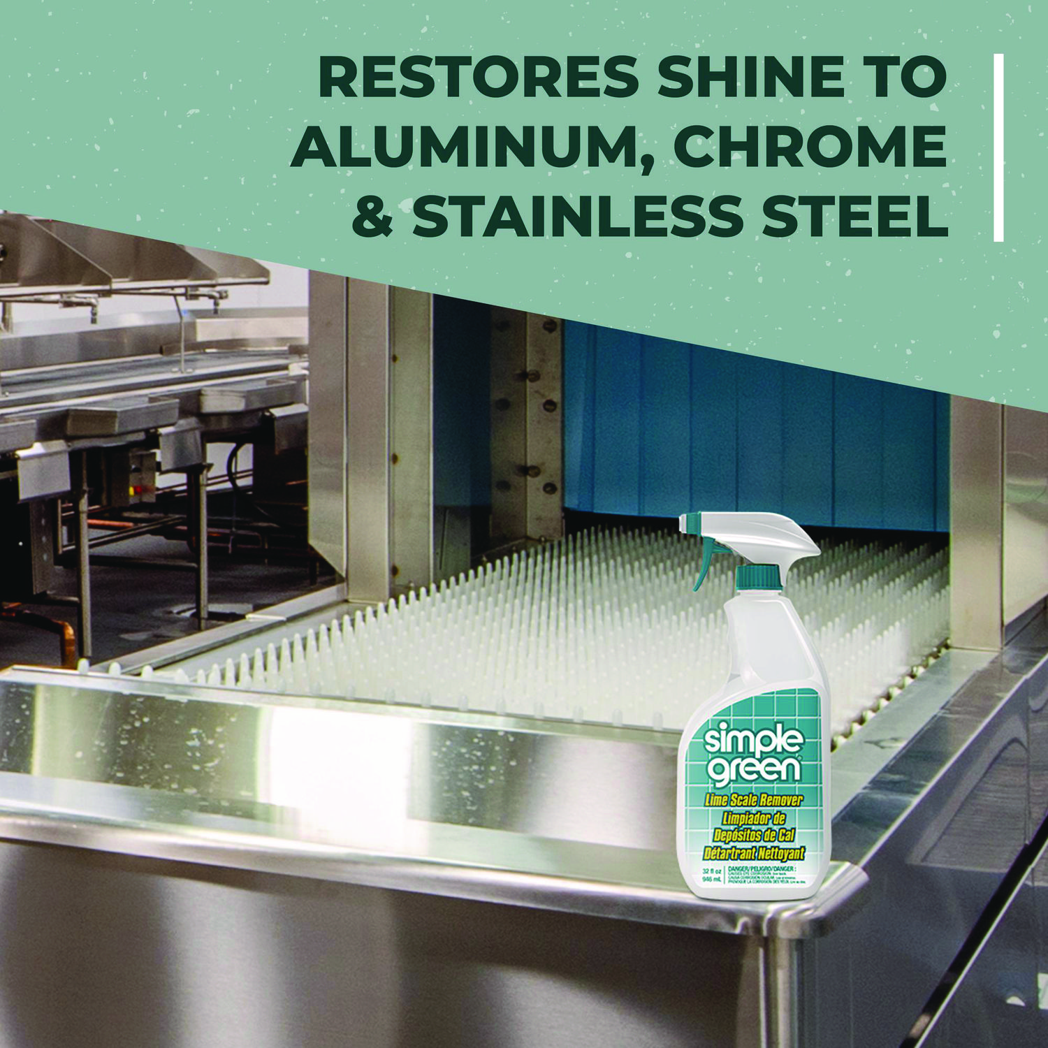 Simple Green® Lime Scale Remover, Wintergreen, 32 oz Bottle, 12/Carton