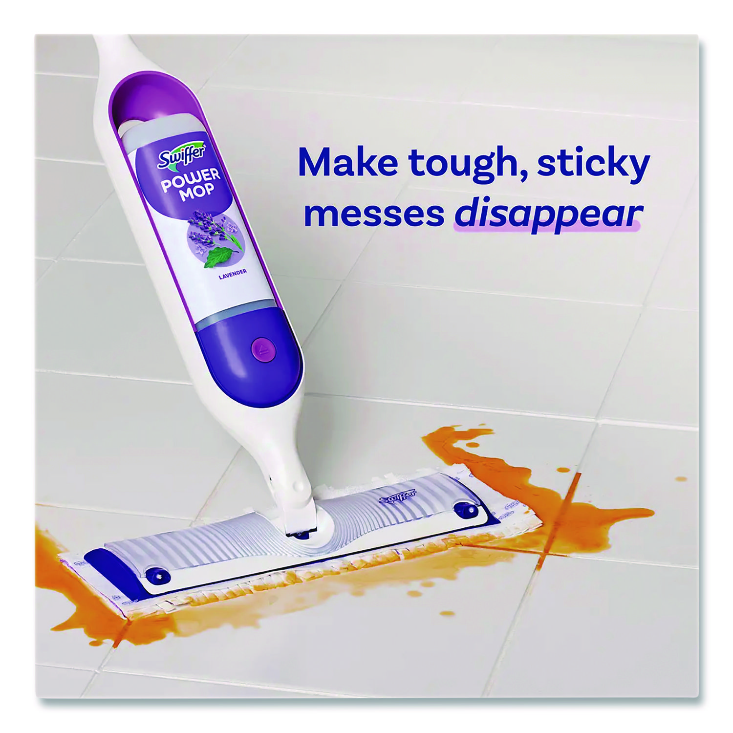 PowerMop Refill Cleaning Solution, Lavender Scent, 25.3 oz Refill Bottle, 2/Pack