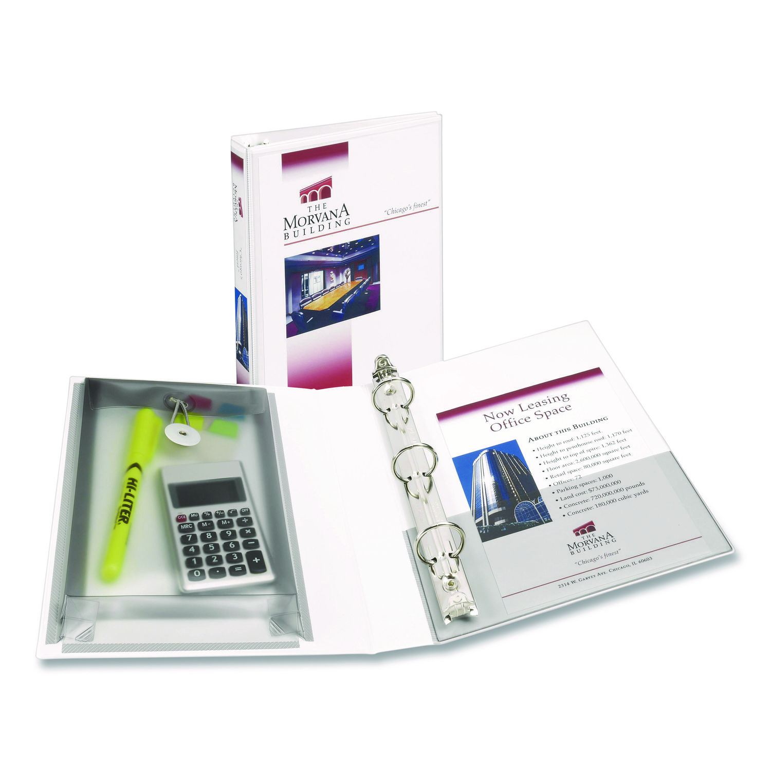 Avery® Mini Protect & Store View Binder w/Round Rings, 8 1/2 x 5 1/2, 1