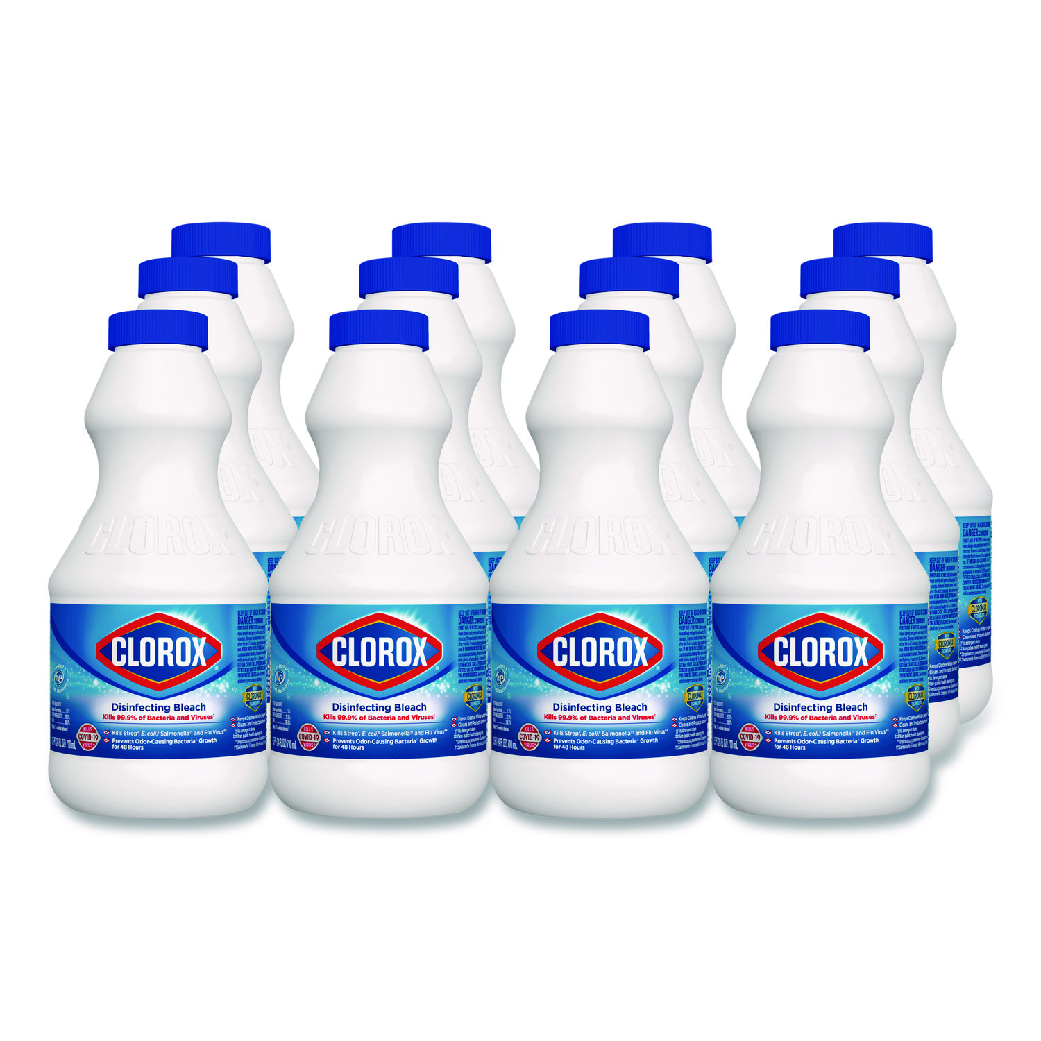 REGULAR BLEACH WITH CLOROMAX TECHNOLOGY, 24 OZ BOTTLE, 12/CARTON