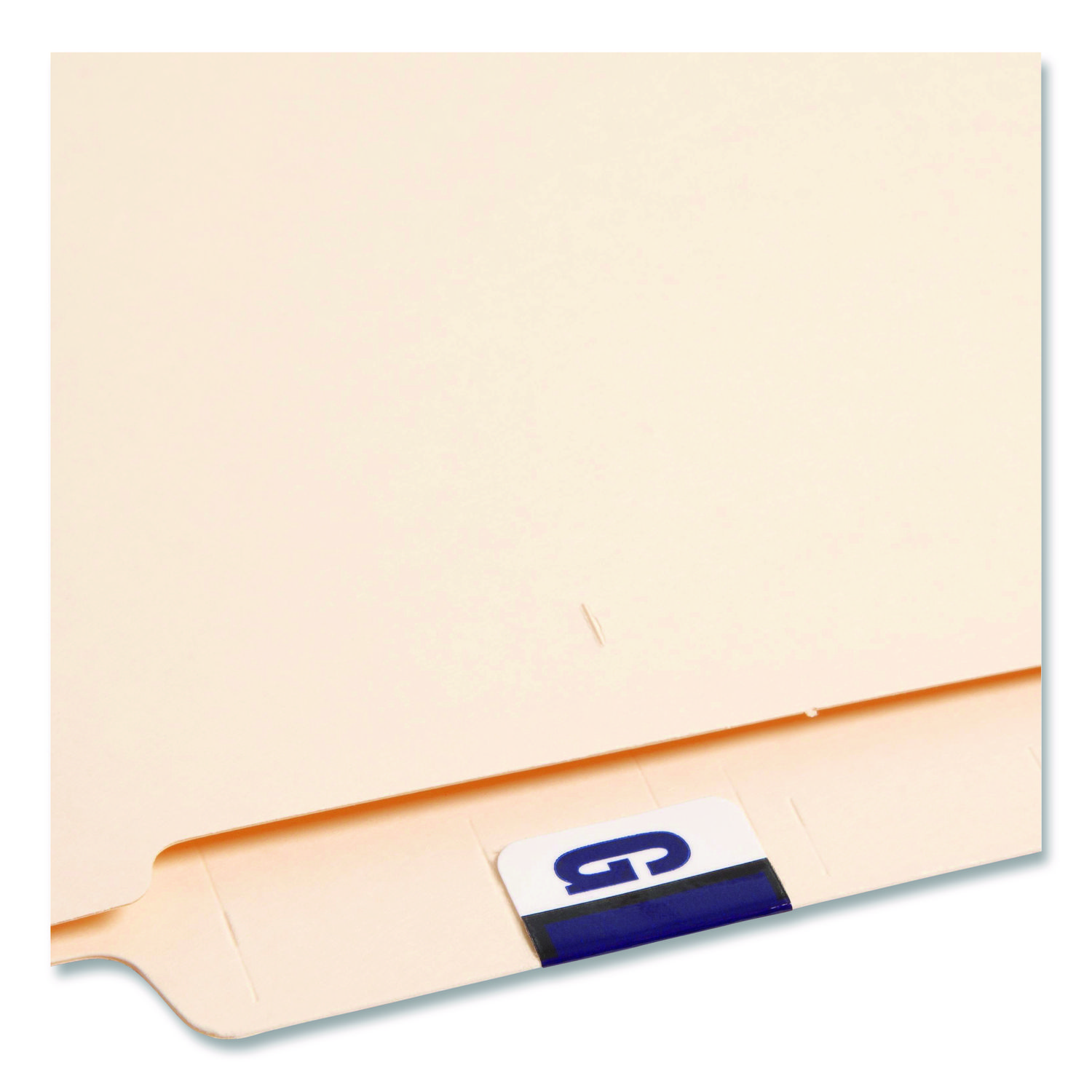 Smead® A-Z Color-Coded Bar-Style End Tab Labels, Letter G, Violet, 500/Roll