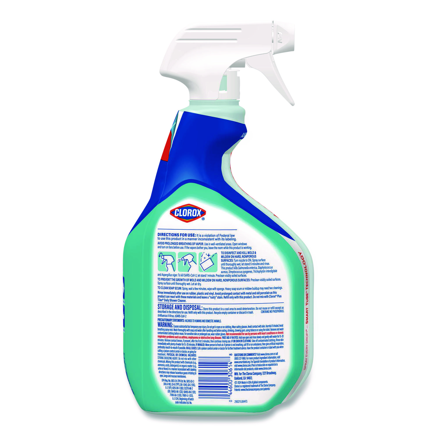 BLEACH FOAMER BATHROOM SPRAY, ORIGINAL, 30 OZ SPRAY BOTTLE, 9/CARTON