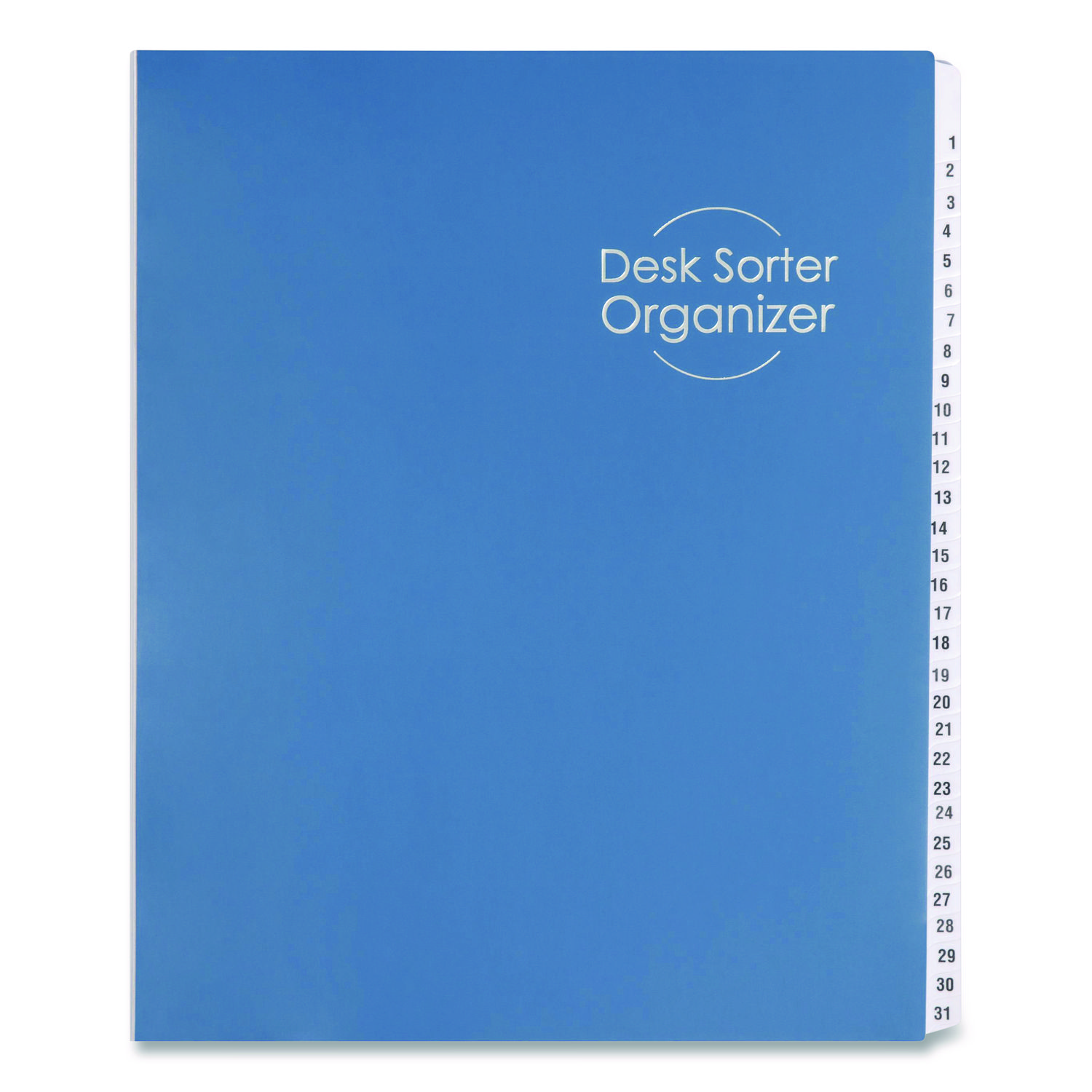 Smead® Expandable Indexed Sorter, Top Tab, Letter Size, Index 1-31, Navy Blue