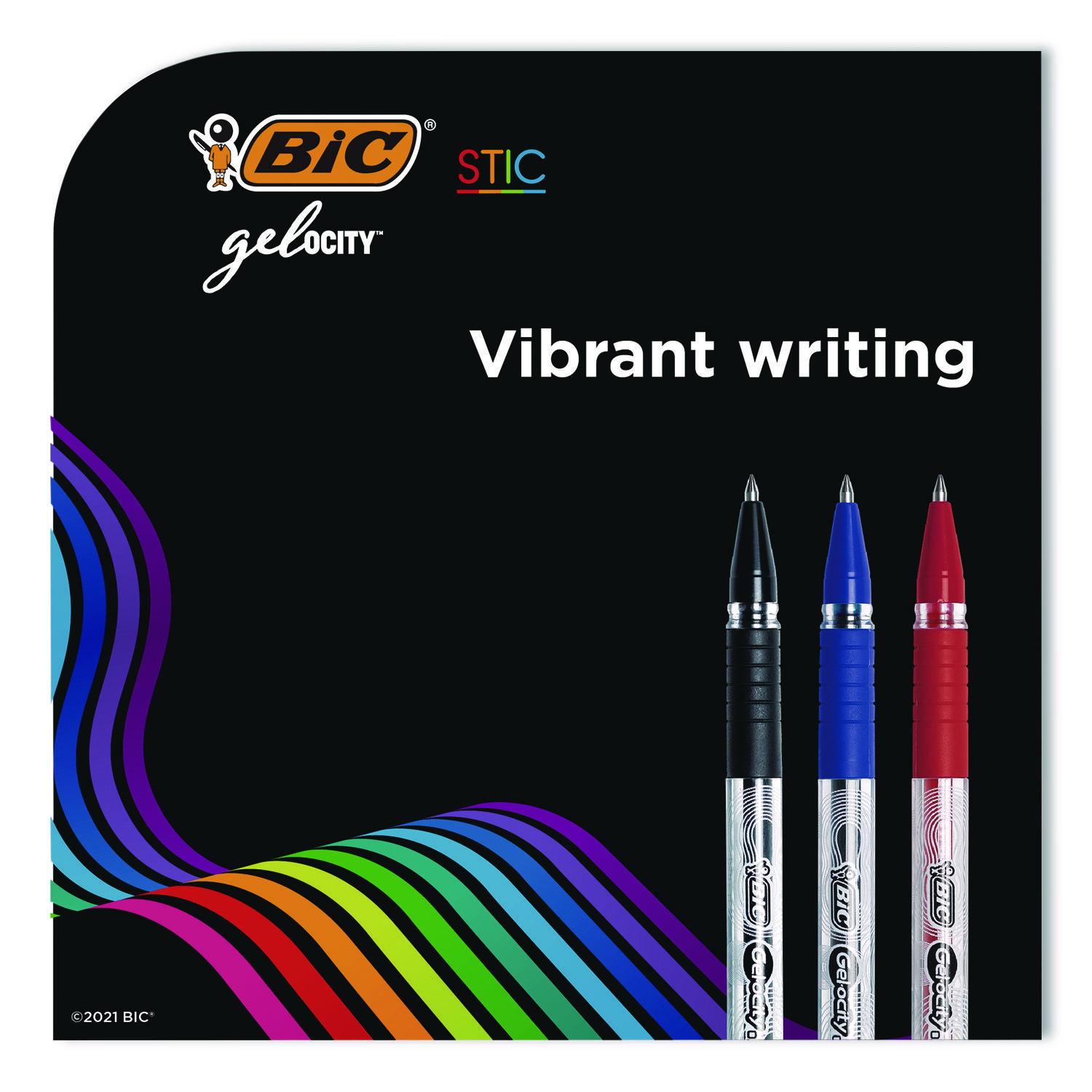Gel-ocity STIC Gel Pen, Stick, Medium 0.7 mm, Randomly Selected Ink and Barrel C