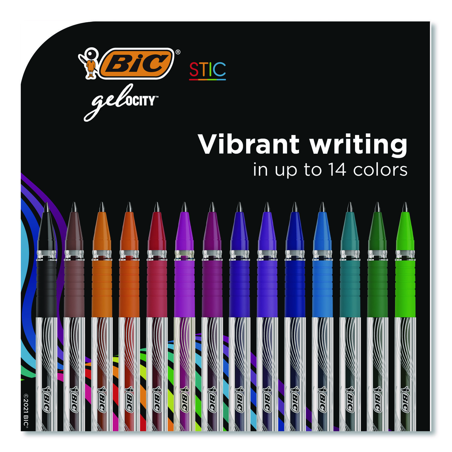Gel-ocity STIC Gel Pen, Stick, Medium 0.7 mm, Randomly Selected Ink and Barrel C