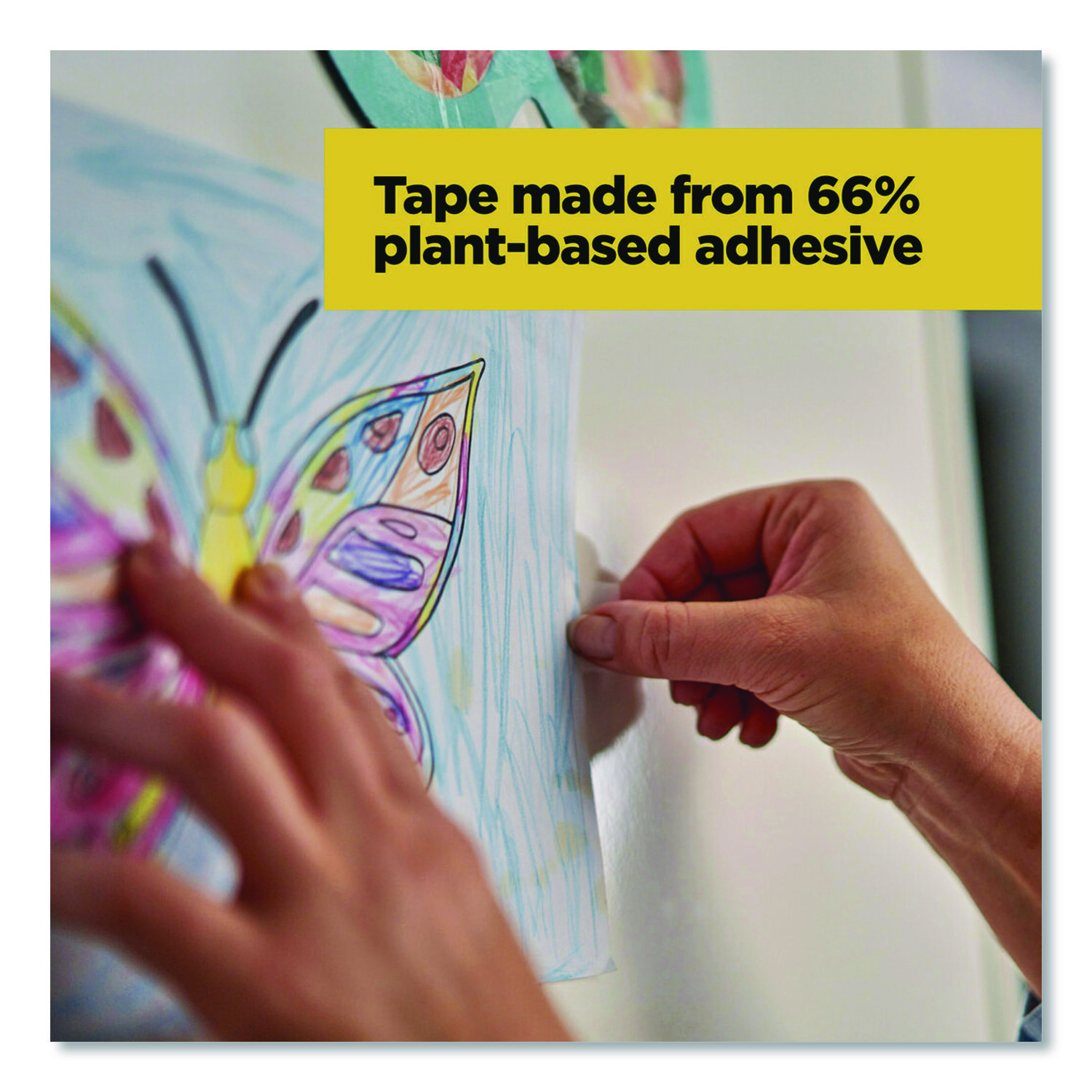 Stainless Steel Refillable Tape Dispenser with 2 Rolls 0.75