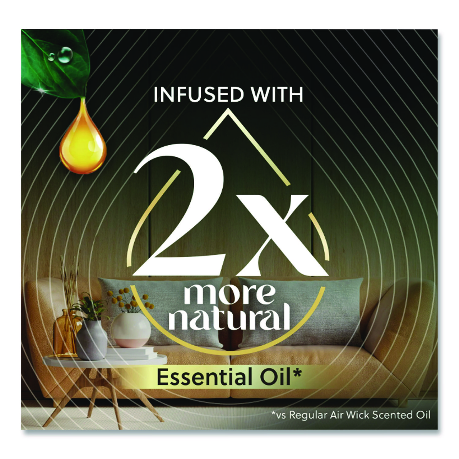 Scented Oil Refill, Lavender and Waterlily, 0.67 oz, 2/Pack