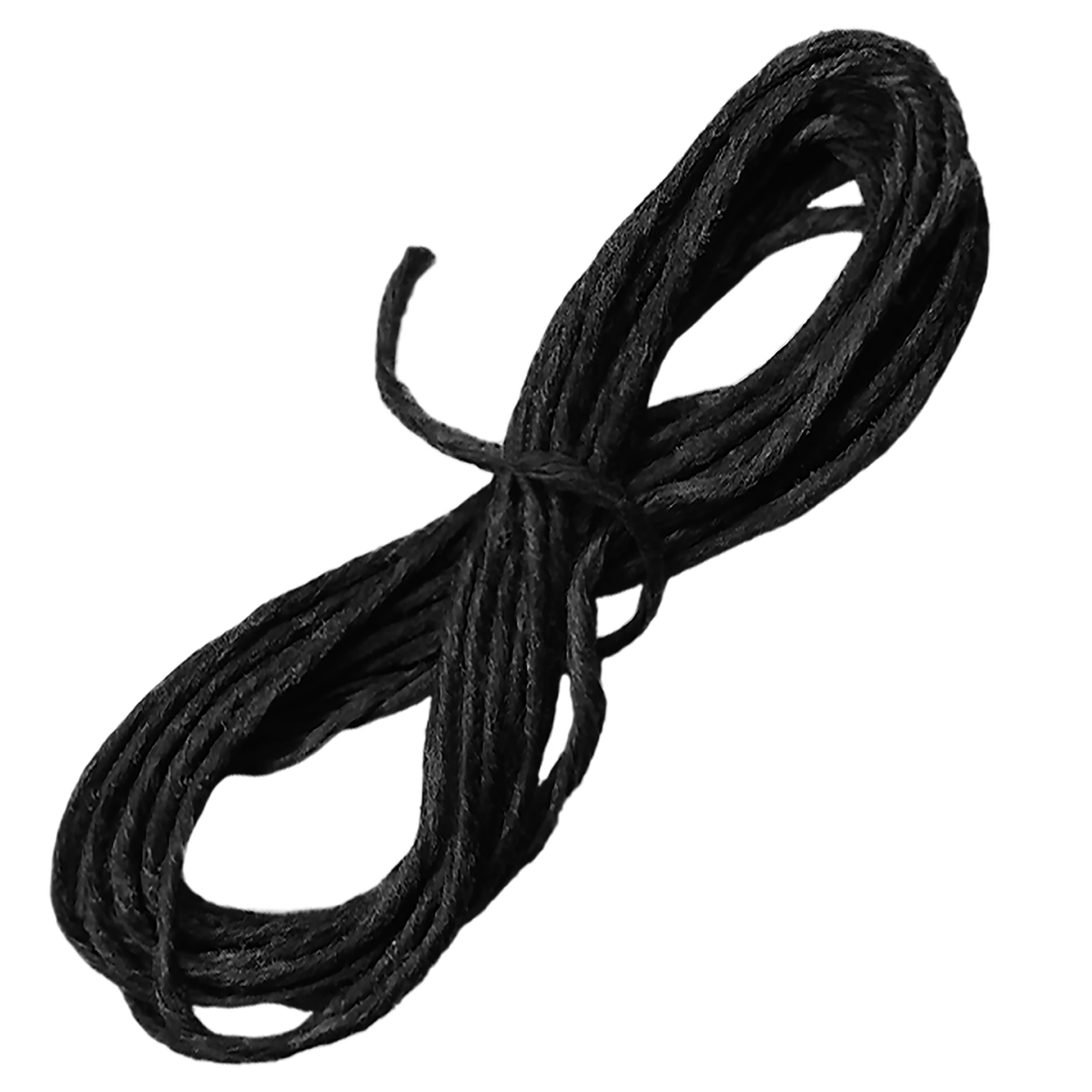 Waxed Thread 25yd Black