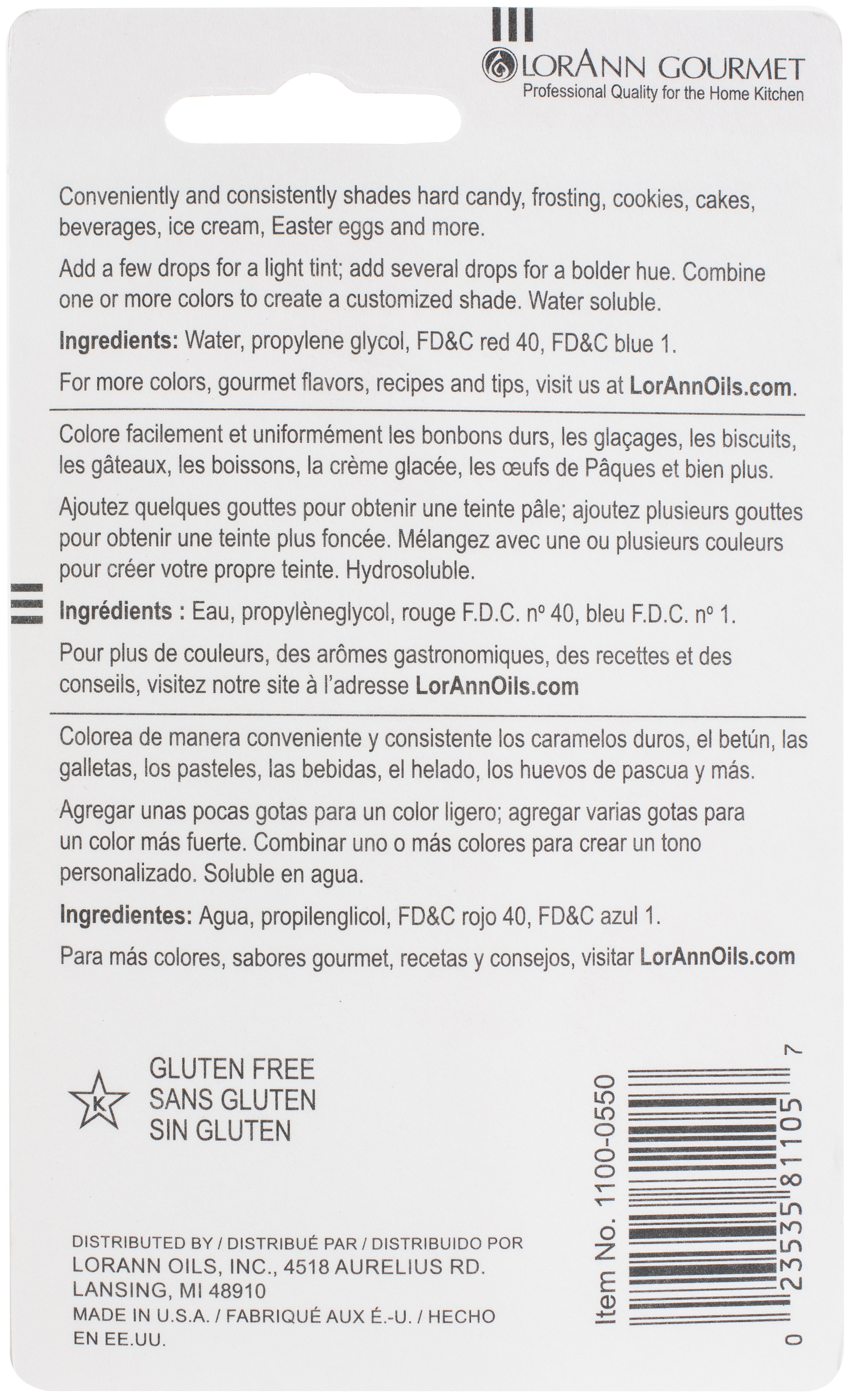 Liquid Food Color 1oz Red