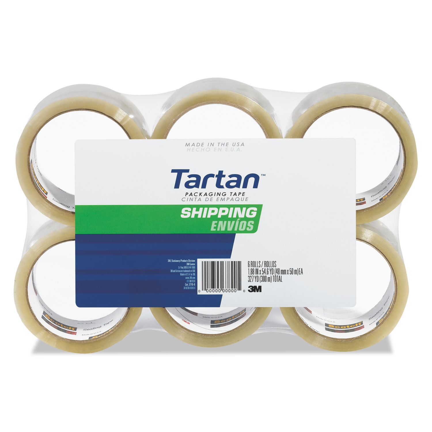 Tartan 3710 Packaging Tape, 3