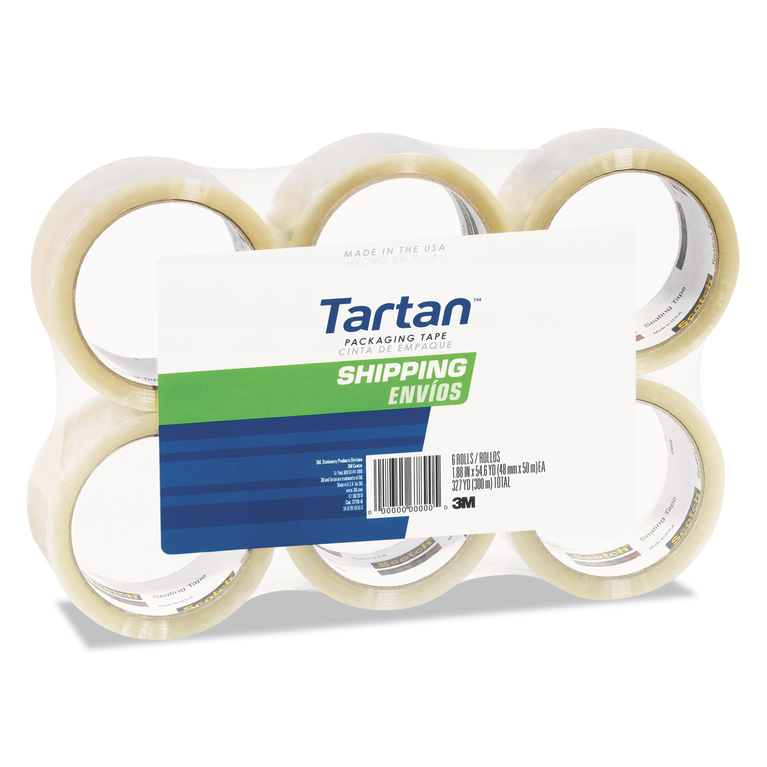 Tartan 3710 Packaging Tape, 3
