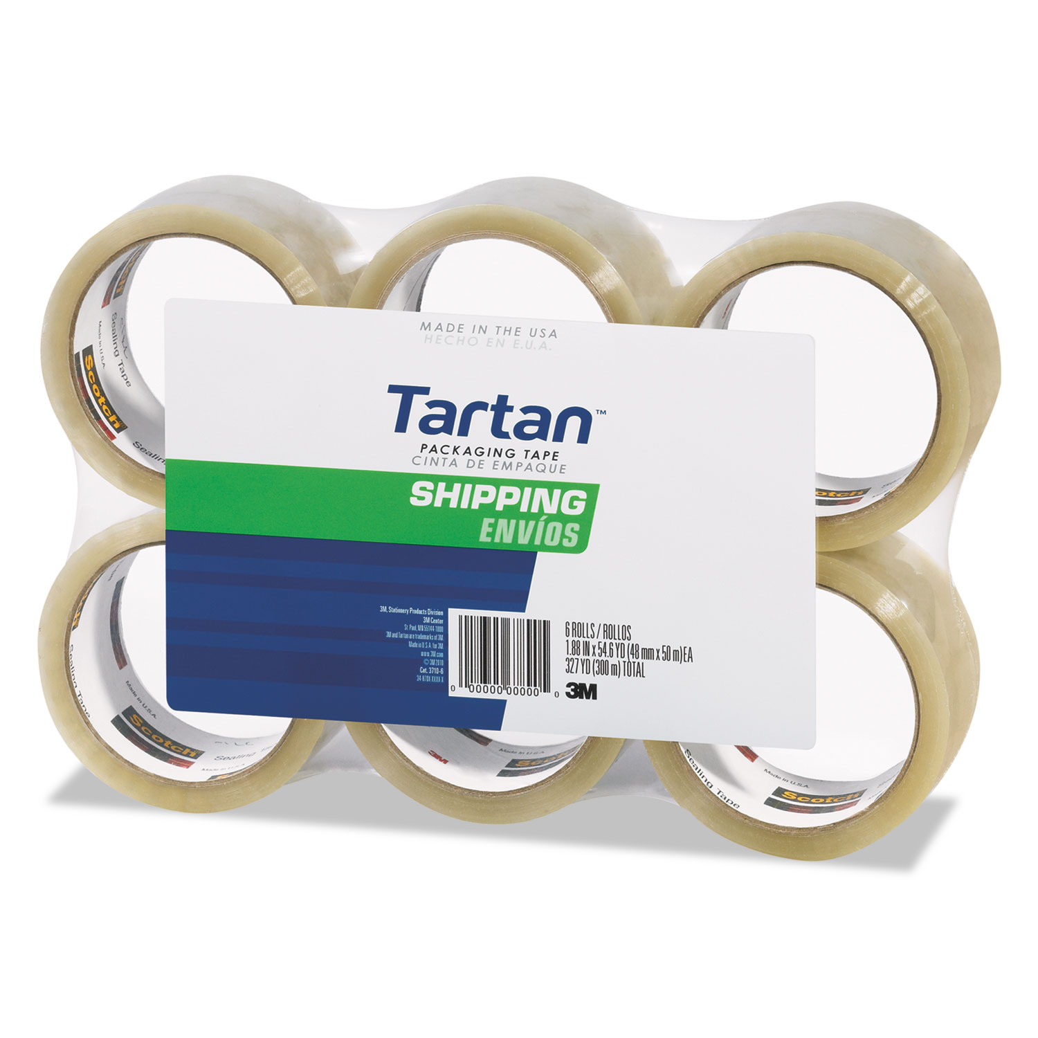 Tartan 3710 Packaging Tape, 3