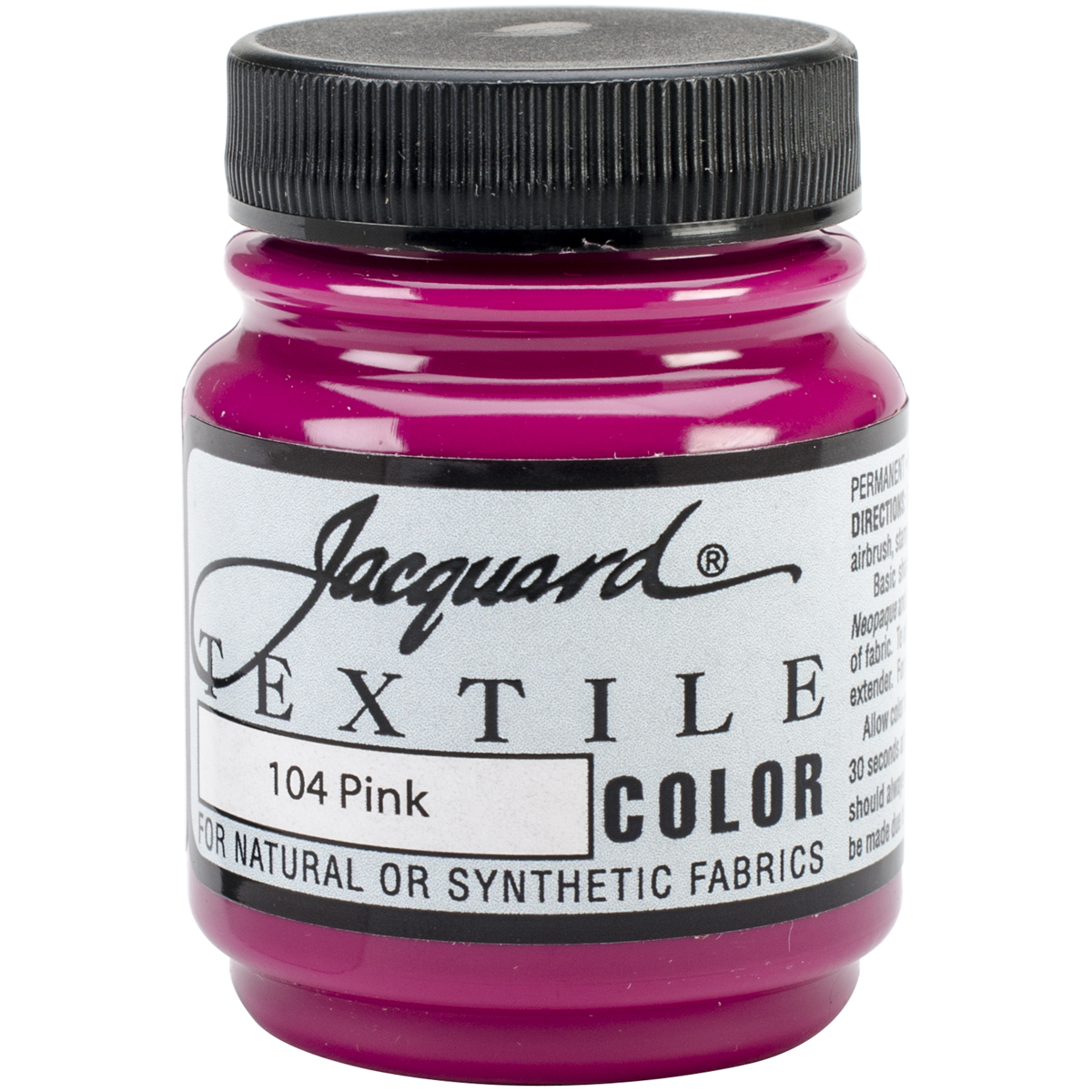 Jacquard Textile Color Fabric Paint 2.25oz Pink