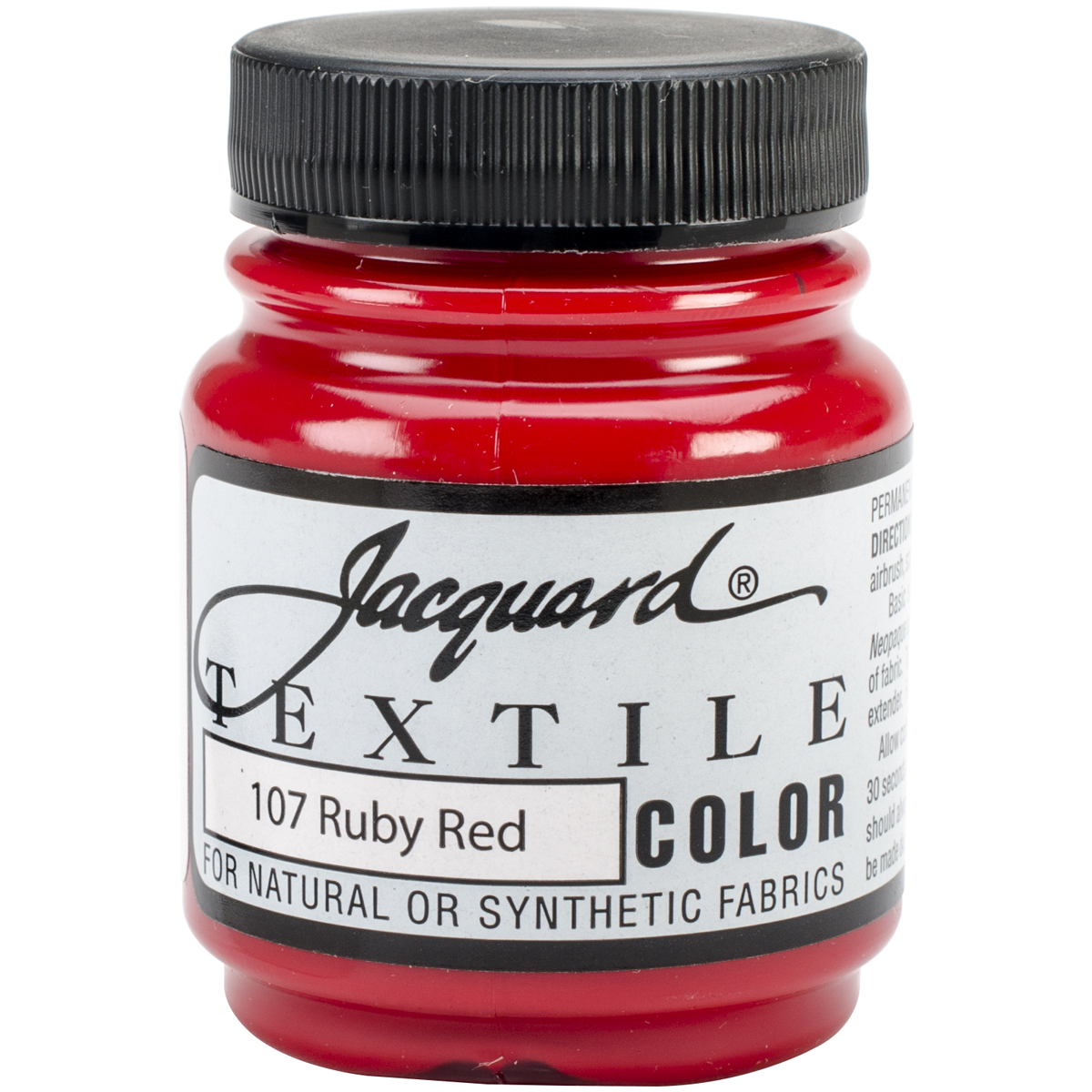 Jacquard Textile Color Fabric Paint 2.25oz Ruby Red