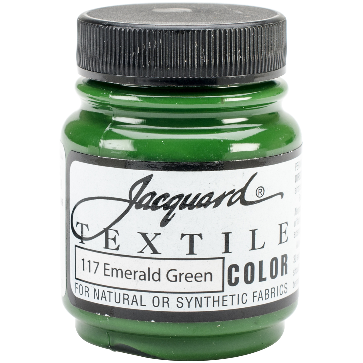 Jacquard Textile Color Fabric Paint 2.25oz Emerald Green