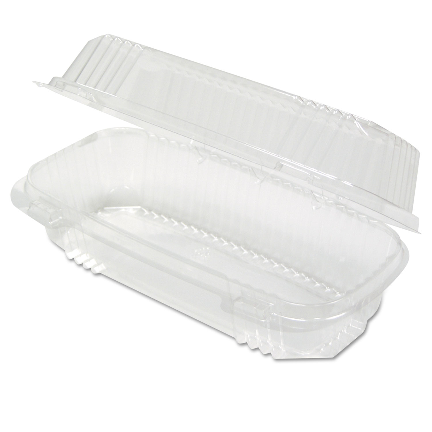 Pactiv ClearView SmartLock Containers, Clear, 7 1/2w x 3 1/2d x 4h, 250/Carton