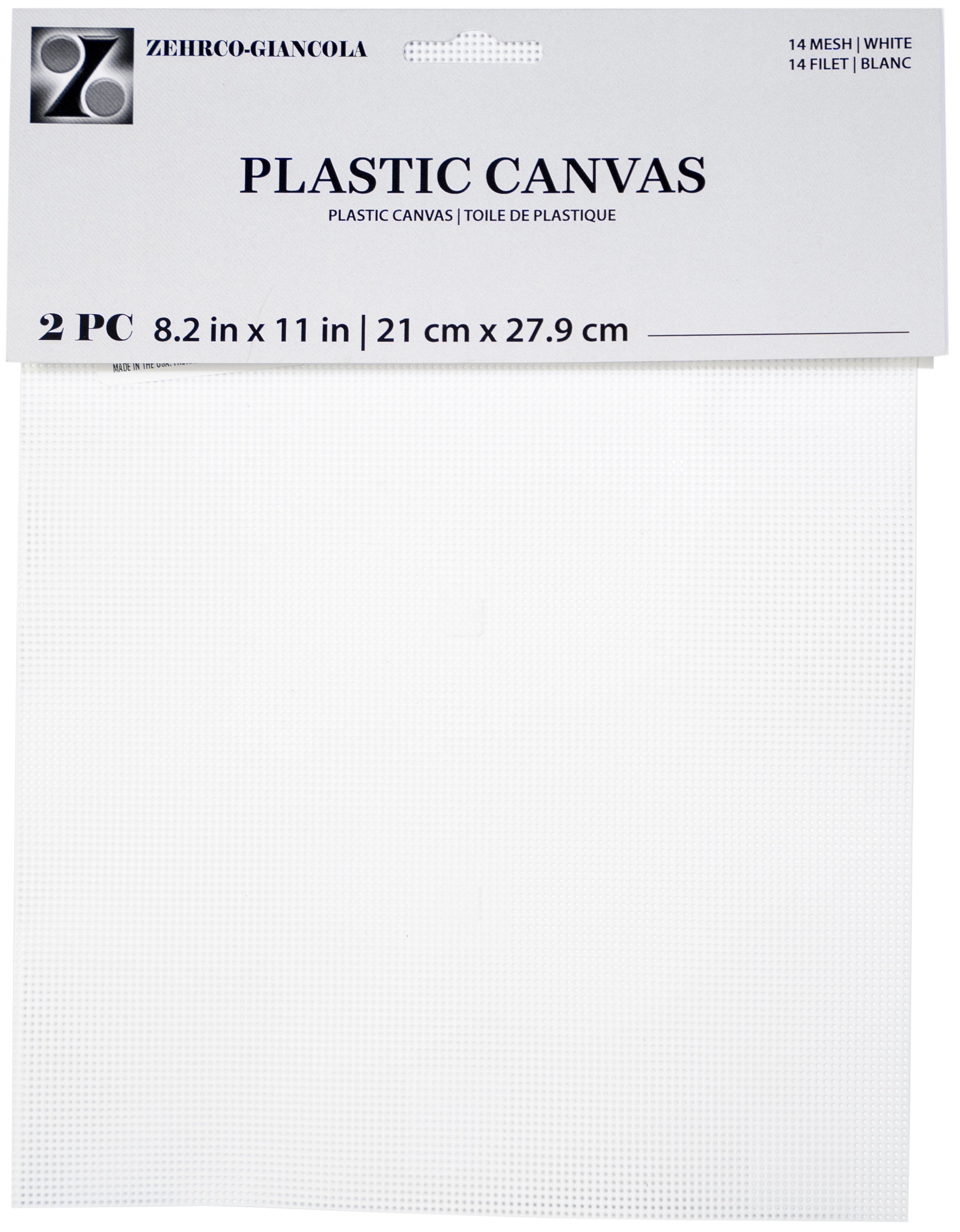 Perforated Plastic Canvas 14 Count 8.5