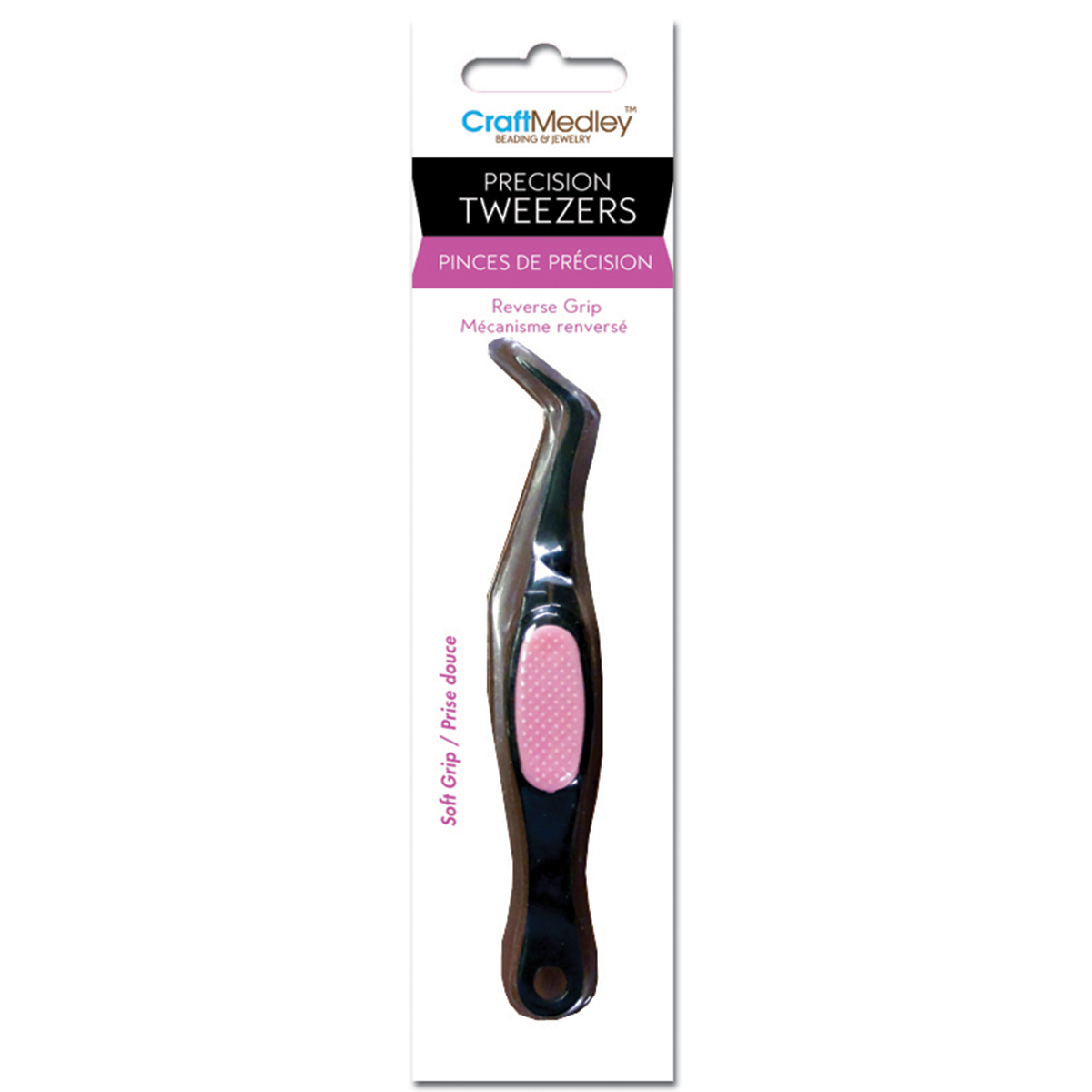 Precision Tweezer W/Soft Grip Handle 4.5
