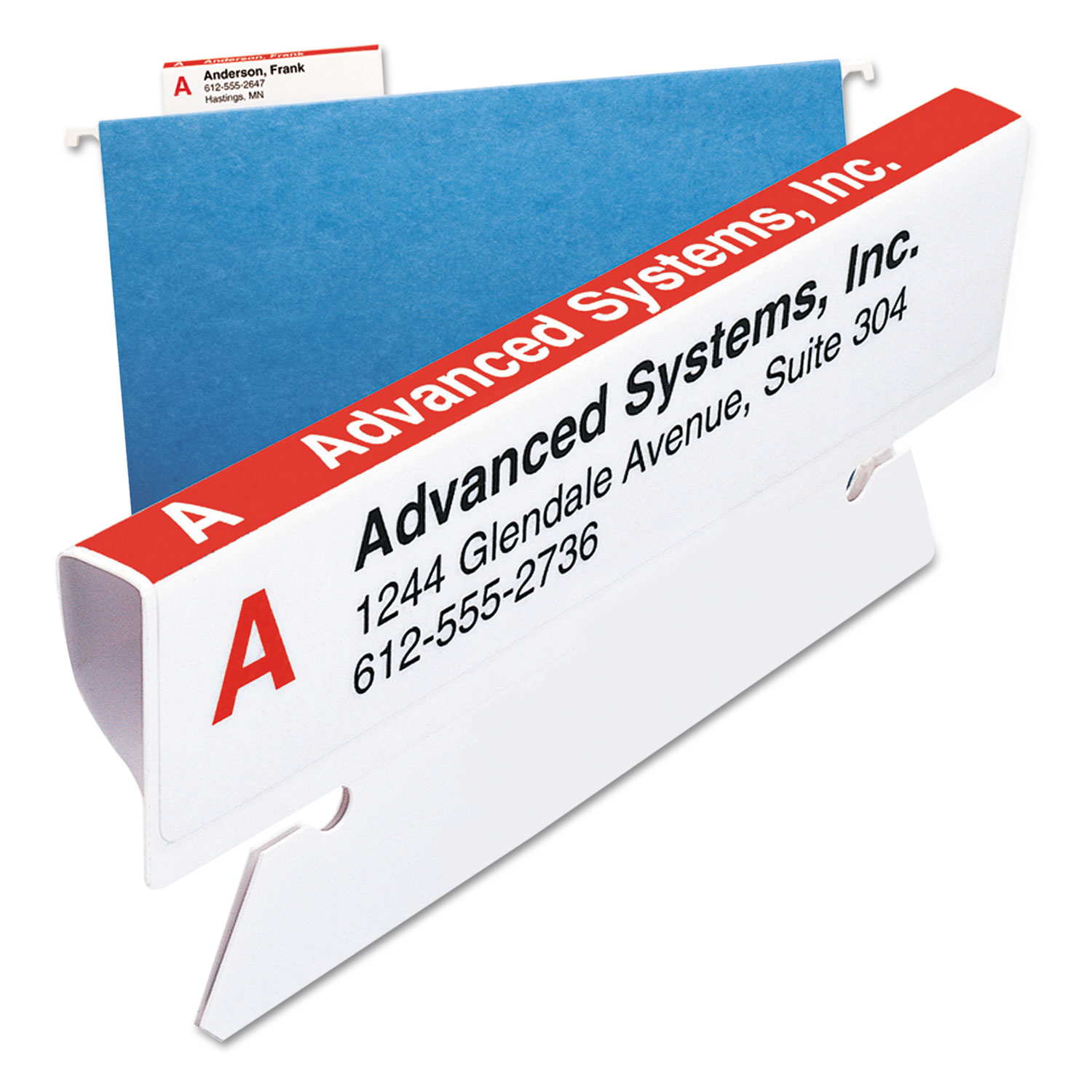 Smead® Viewables Hanging Tabs and Labels, Pack Refill, 3 1/2 Inch, White, 160/Pa