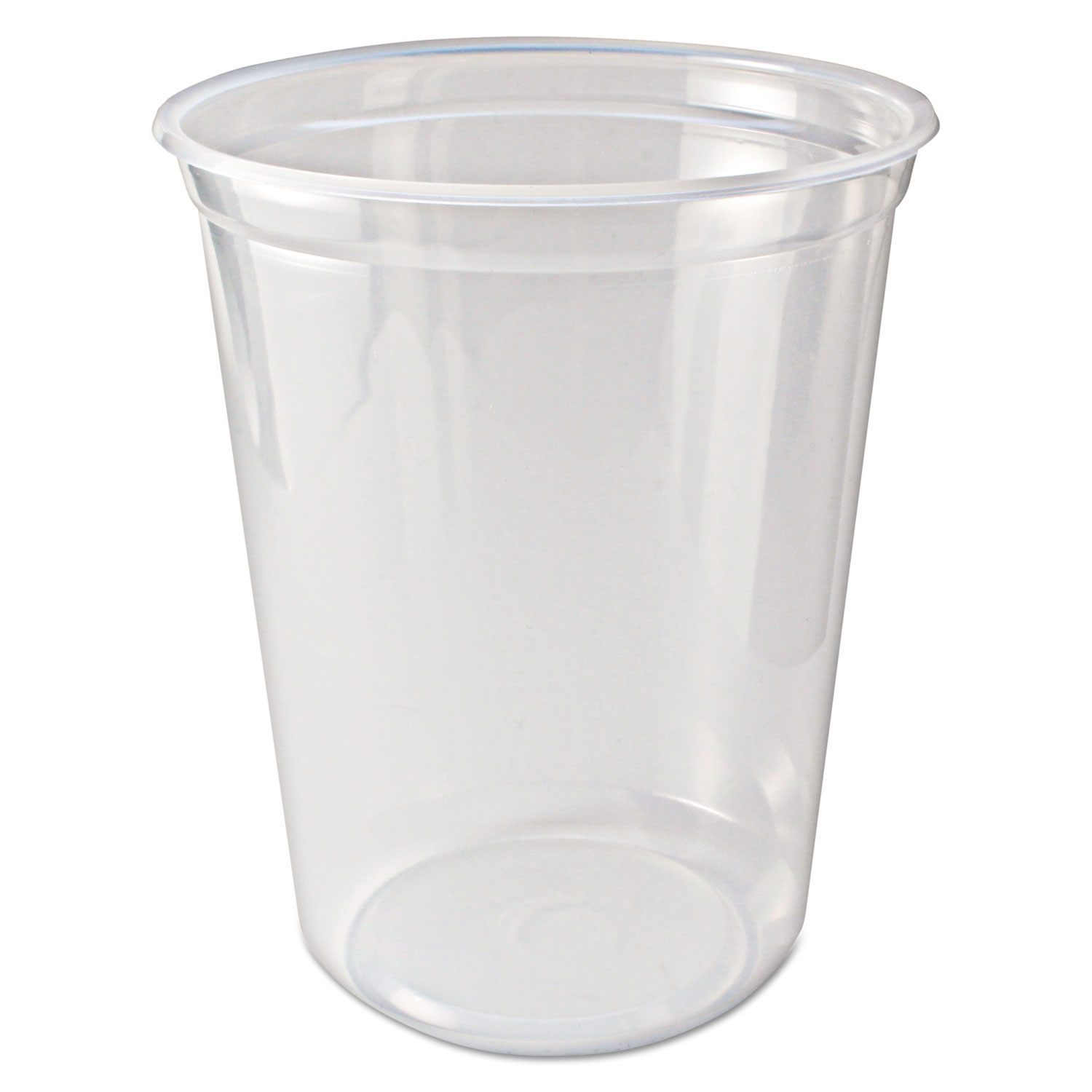 Fabri-Kal® Microwavable Deli Containers, 32 oz, Clear, 500/Carton