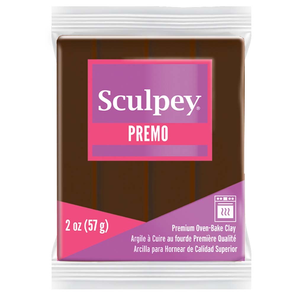 Premo Sculpey Polymer Clay 2oz Burnt Umber