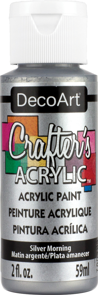 Crafter's Acrylic All-Purpose Paint 2oz Silver Morning