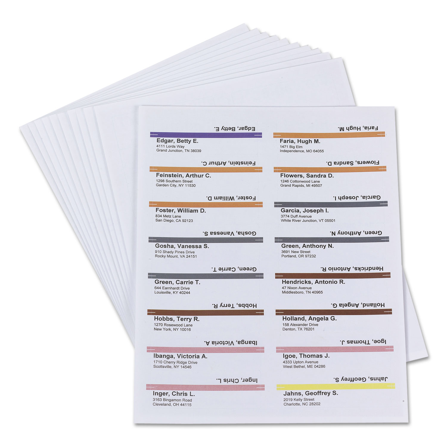 Smead® Viewables Hanging Tabs and Labels, Pack Refill, 3 1/2 Inch, White, 160/Pa