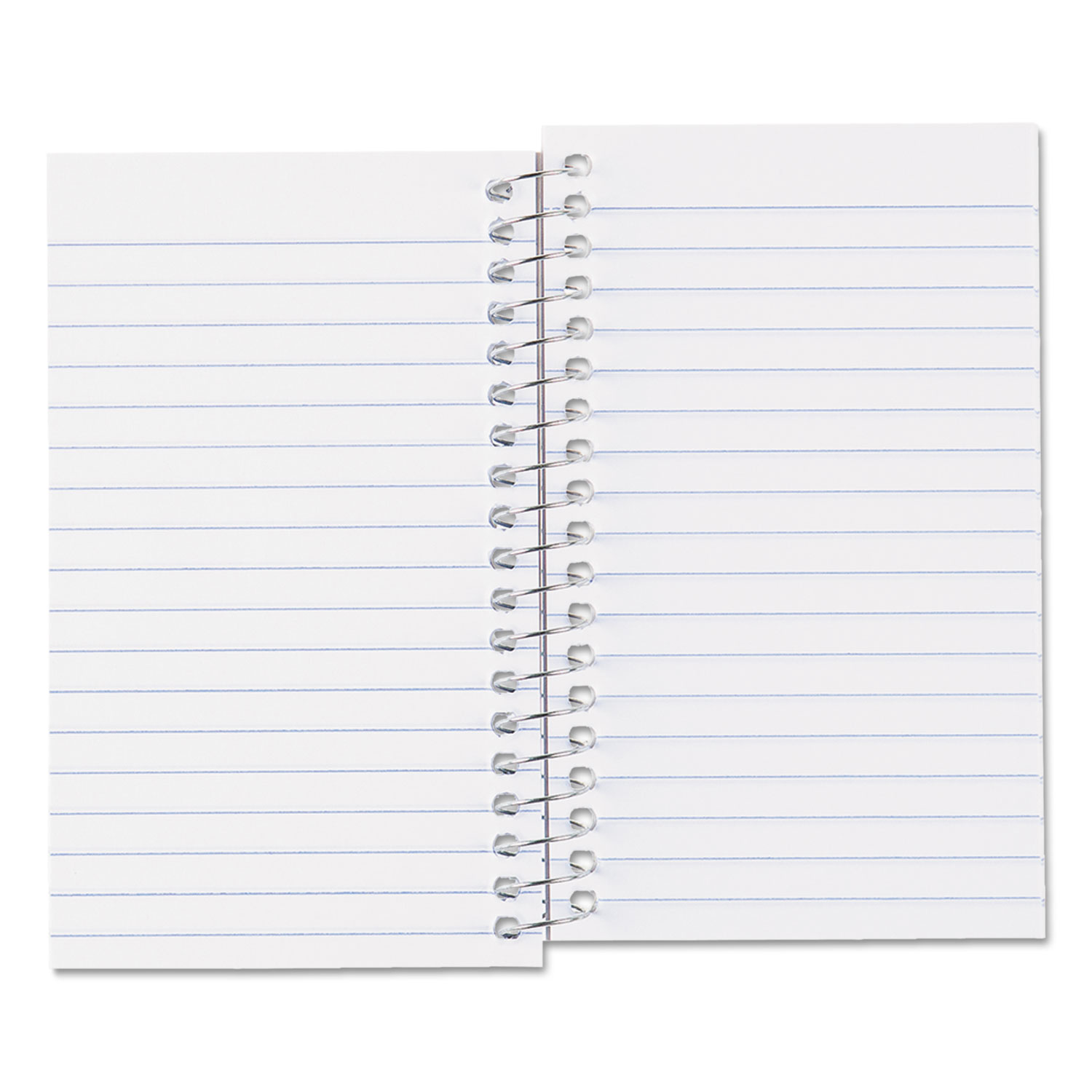 National® Wirebound Memo Book, Narrow Rule, 5 x 3, White, 60 Sheets