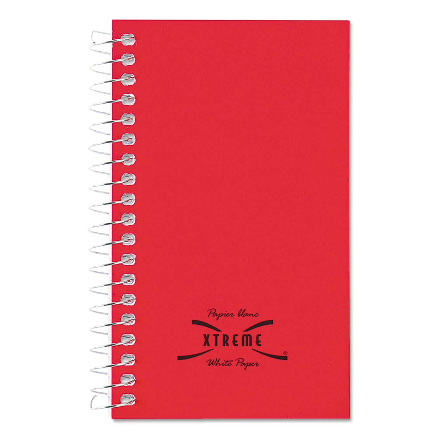 National® Wirebound Memo Book, Narrow Rule, 5 x 3, White, 60 Sheets