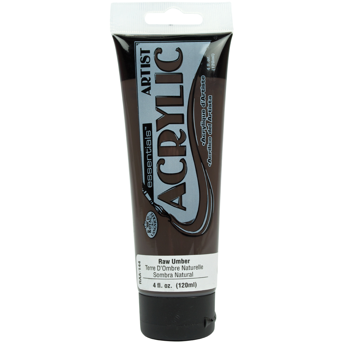 Essentials Acrylic Paint 4oz Raw Umber