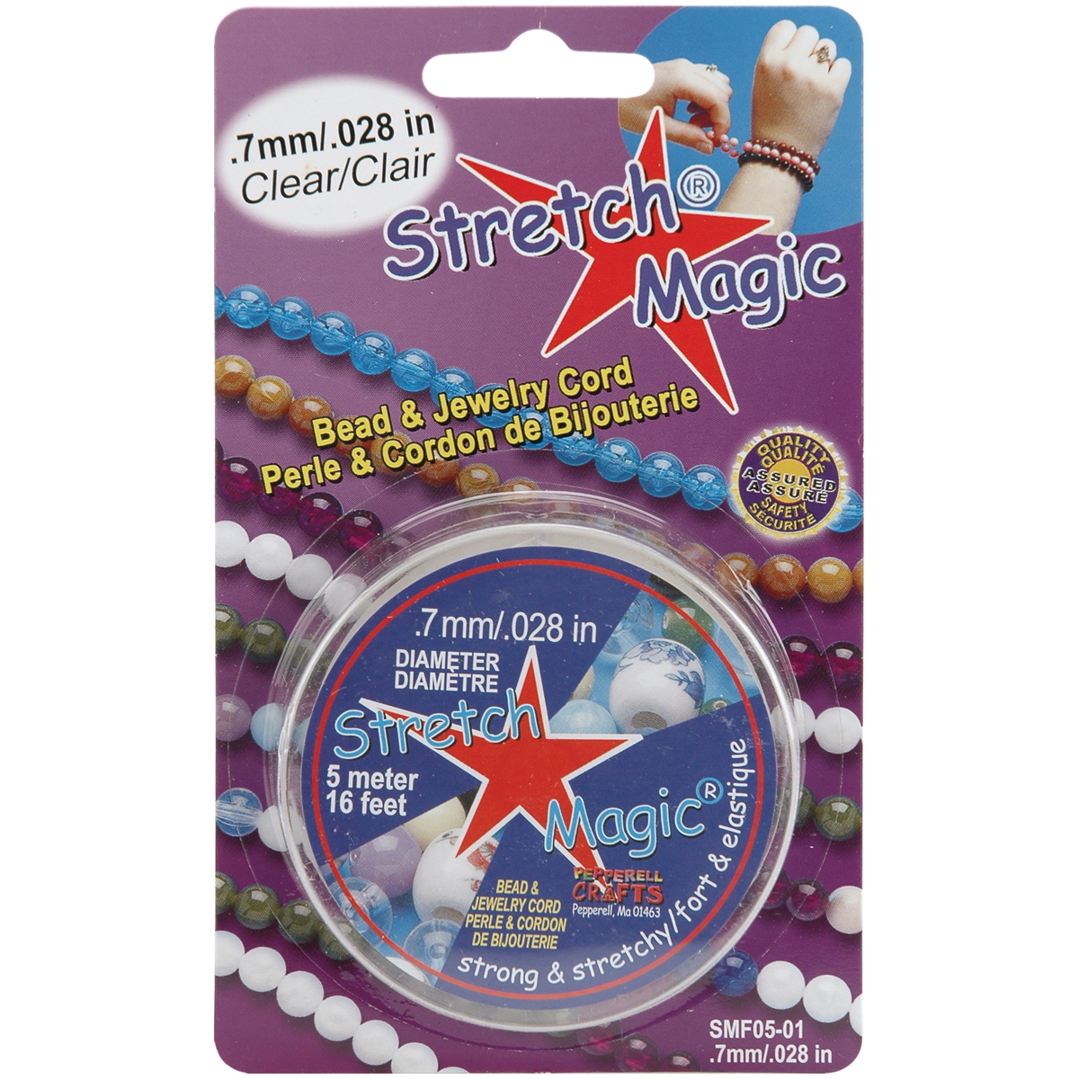 Stretch Magic Bead & Jewelry Cord .7mmX5m Clear
