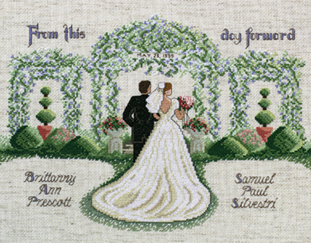 From This Day Forward Counted Cross Stitch Kit 14