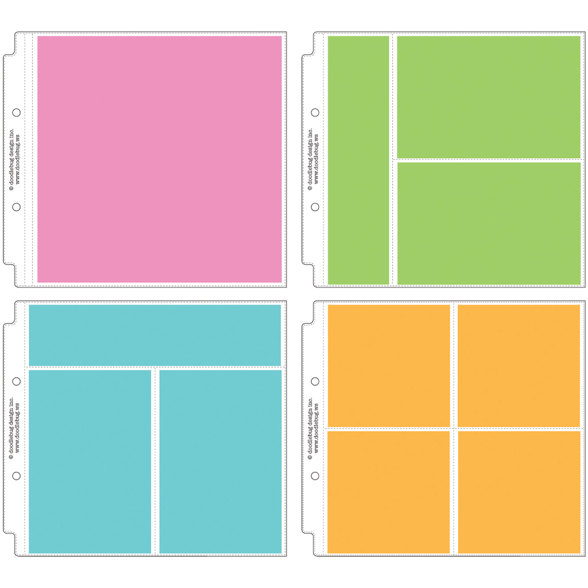 Doodlebug Page Protector Assortment 8