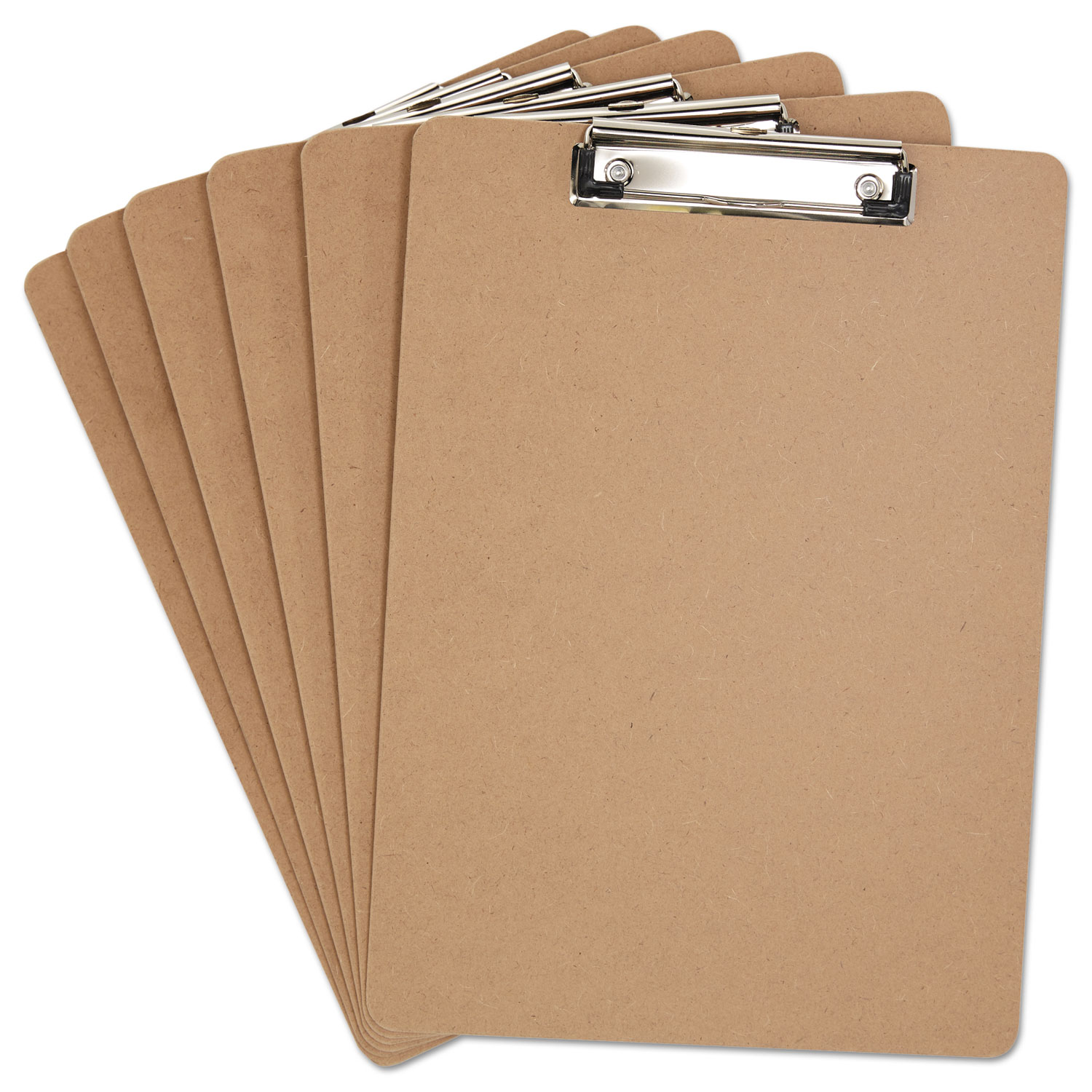 Universal® Hardboard Clipboard, 1/2
