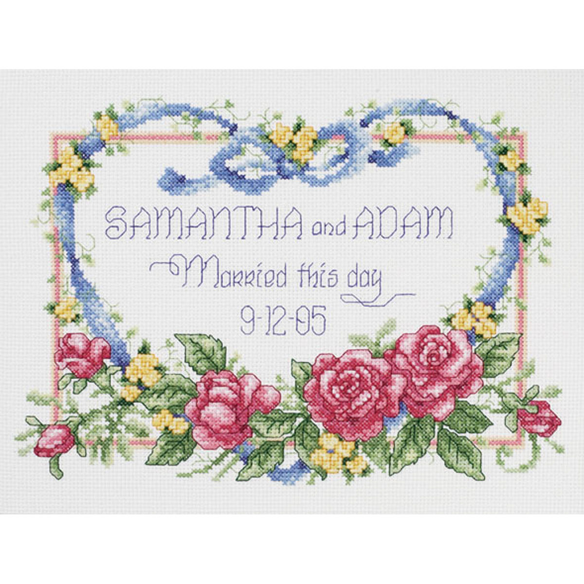 Married This Day Counted Cross Stitch Kit 10