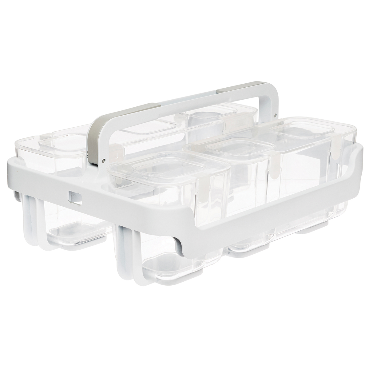 Caddy Organizer W/Small, Medium & Large Compartments White