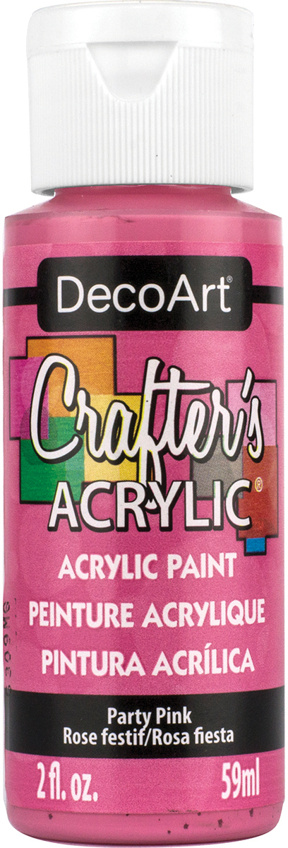 Crafter's Acrylic All-Purpose Paint 2oz Party Pink