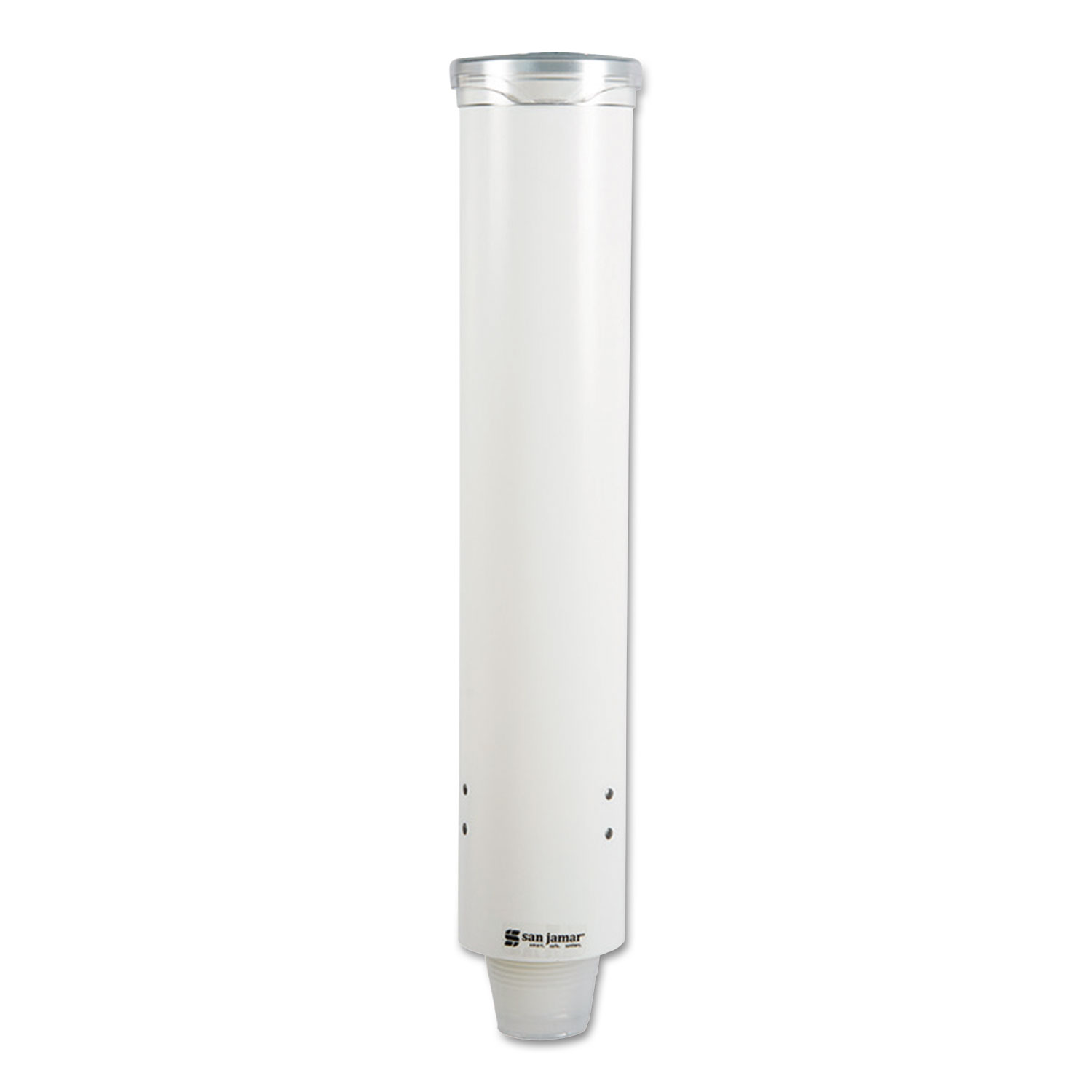 San Jamar® Small Pull-Type Water Cup Dispenser, White