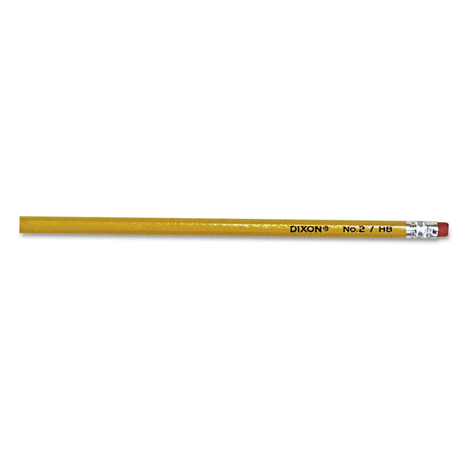 Dixon® Woodcase Pencil, HB #2 Lead,Yellow Barrel, 144/Box