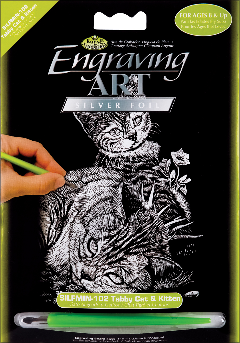 Silver Foil Engraving Art Mini Kit 5